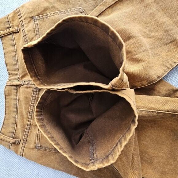 Shein Jeans Women's Size M (29x29) Flare Leg Copper Acid Wash Stretch Y2K Boho - Picture 7 of 16